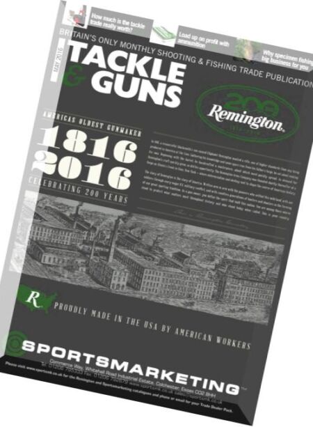 Tackle & Guns – May 2016 Cover
