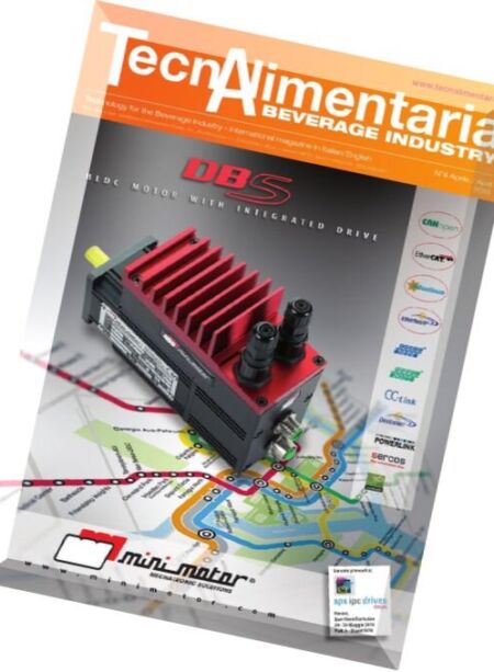 TecnAlimentaria Beverage Industry – Aprile 2016 Cover