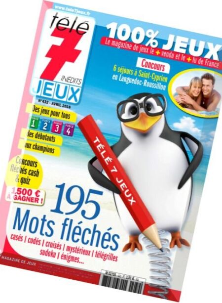 Tele 7 Jeux – Avril 2016 Cover