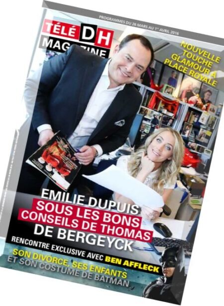 Tele DH – 26 Mars au 1 Avril 2016 Cover