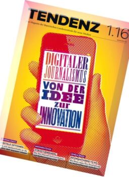 Tendenz – Nr.1, 2016