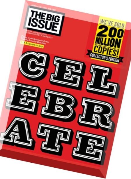 The Big Issue – 4 April 2016 Cover