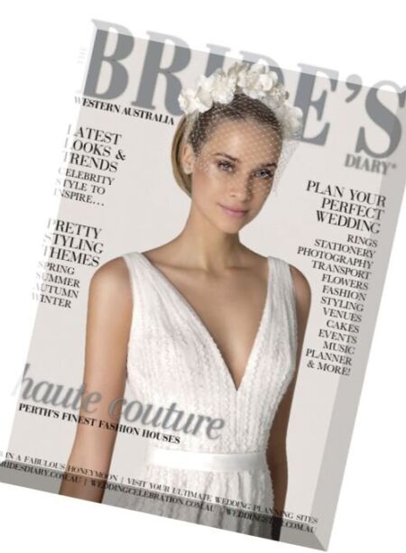 The Bride’s Diary Western Australia – 2014 Cover