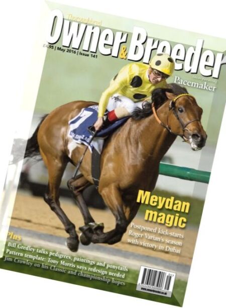 Thoroughbred Owner and Breeder – May 2016 Cover