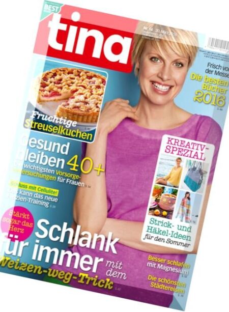 tina – 30 Marz 2016 Cover