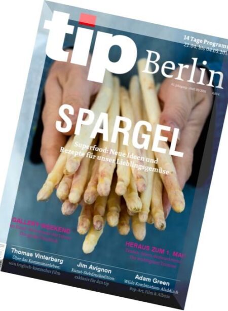 Tip Berlin – Nr.9, 2016 Cover