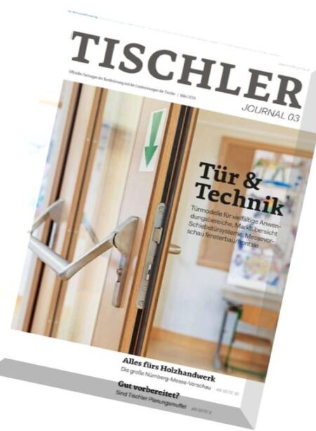Tischler Journal – Marz 2016 Cover