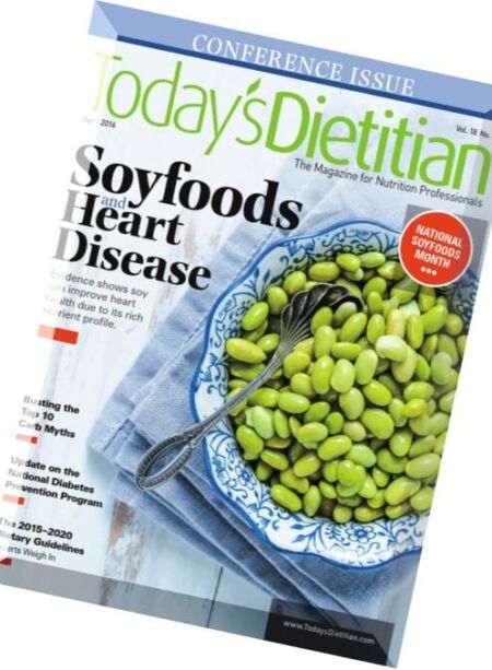 Today’s Dietitian – April 2016 Cover