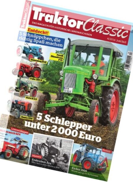 Traktor Classic – Juni-Juli 2016 Cover