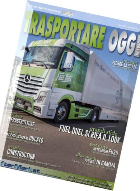 Trasportare Oggi – Aprile 2016 Cover