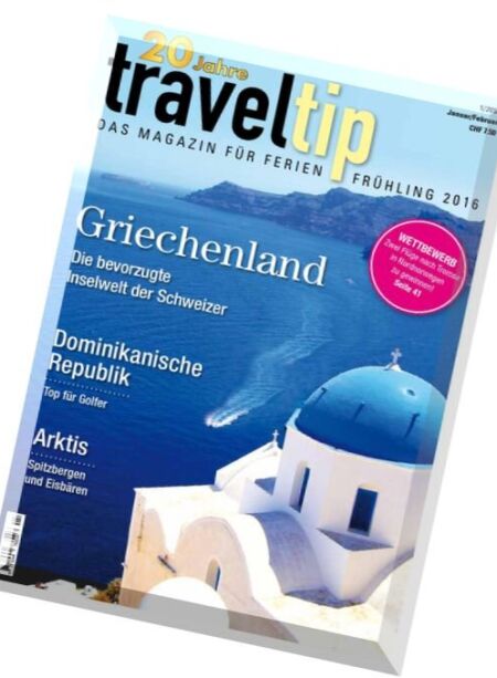 TravelTip – Januar-Februar 2016 Cover