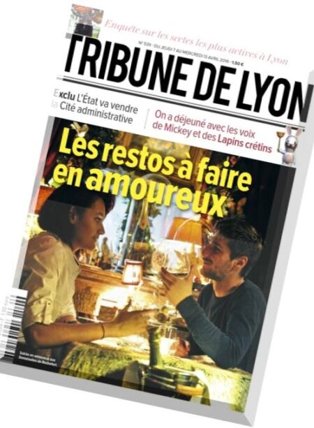 Tribune de Lyon – 7 au 13 Avril 2016 Cover