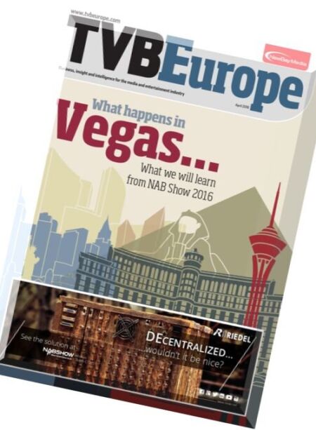 TVBEurope – April 2016 Cover