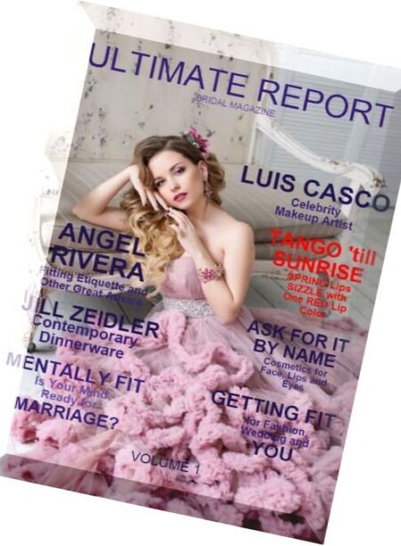 ULTIMATE REPORT Bridal – Vol. 1, 2016 Cover
