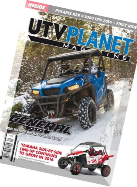 UTV Planet – April-June 2016 Cover