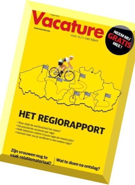 Vacature – 16 April 2016 Cover