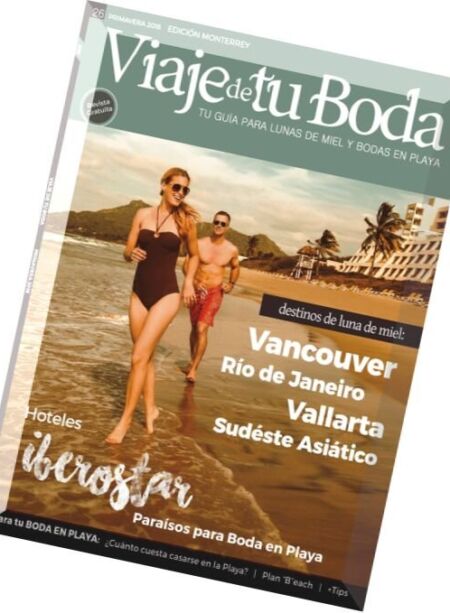 Viaje de tu Boda – Primavera 2016 Cover