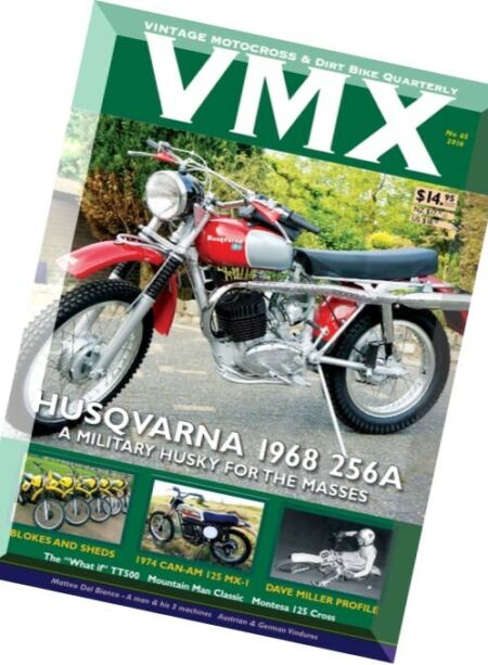 VMX – Issue 65, 2016 Cover