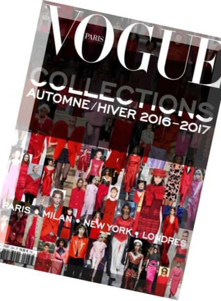 Vogue Paris – Collections AutomneHiver 2016-2017 Cover