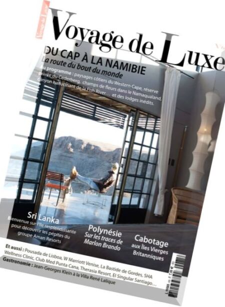 Voyage de Luxe Magazine Issue 68, 2016 Cover