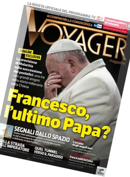 Voyager – Aprile 2016 Cover