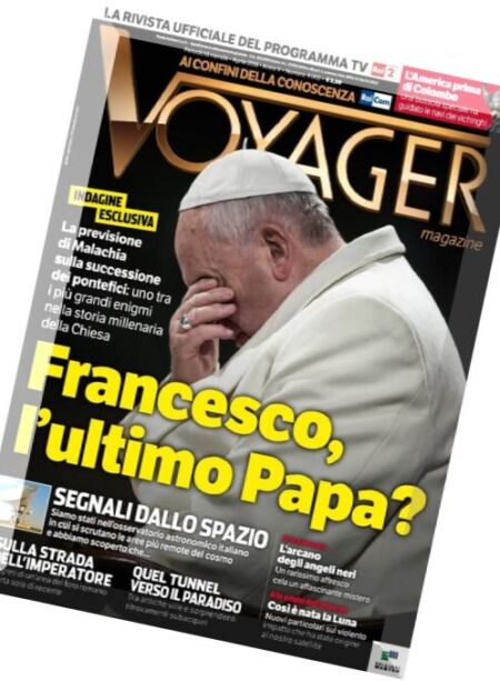 Voyager Magazine – Aprile 2016 Cover