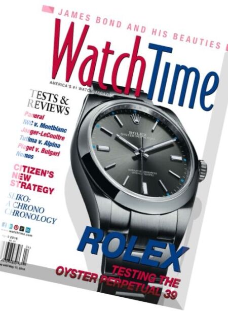 WatchTime – April 2016 Cover