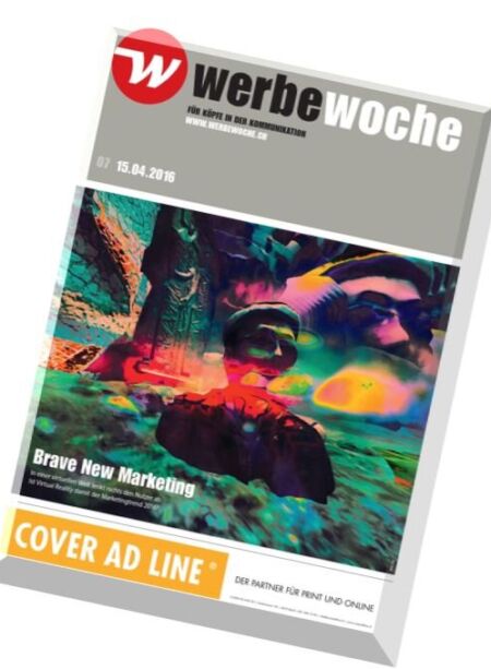 Werbewoche – 15 April 2016 Cover