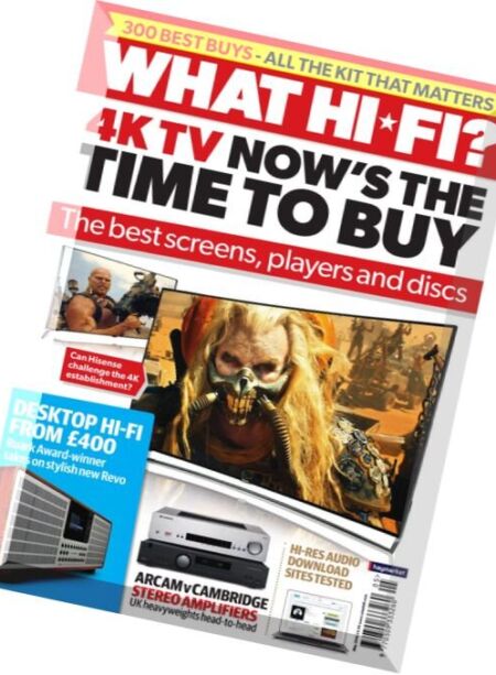 What Hi-Fi Sound and Vision UK – May 2016 Cover