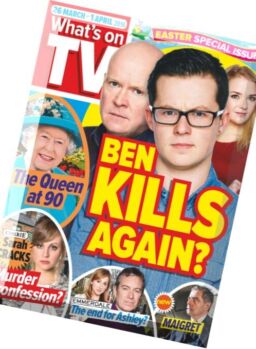 What’s on TV – 26 March 2016