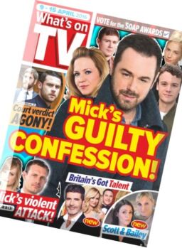 What’s on TV – 9 April 2016