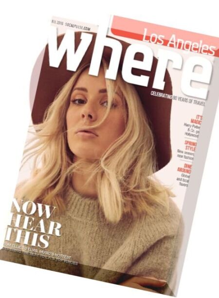 Where Los Angeles – April 2016 Cover
