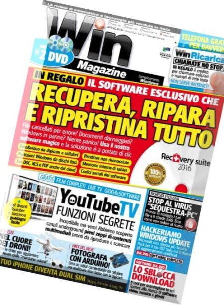 Win Magazine – Aprile 2016 Cover