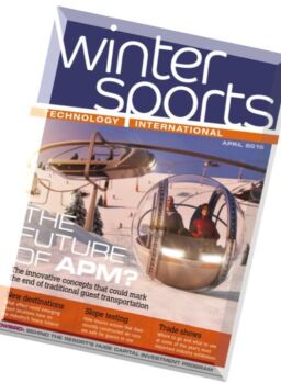 Winter Sports Technology International – April 2016