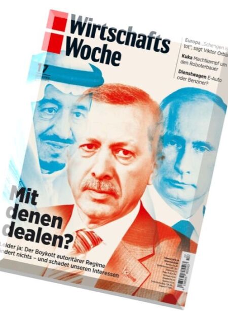 Wirtschaftswoche – 22 April 2016 Cover