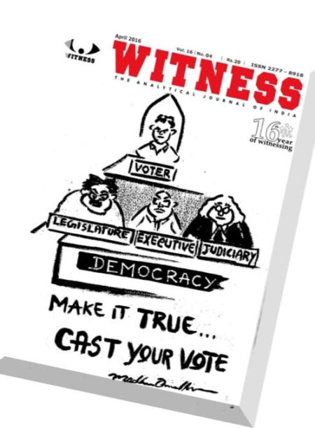 Witness – April 2016 Cover