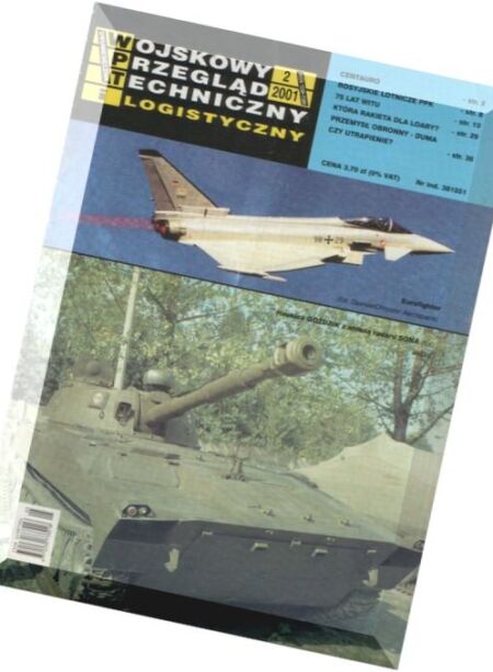 Wojskowy Przeglad Techniczny i Logistyczny – 2001-02 Cover