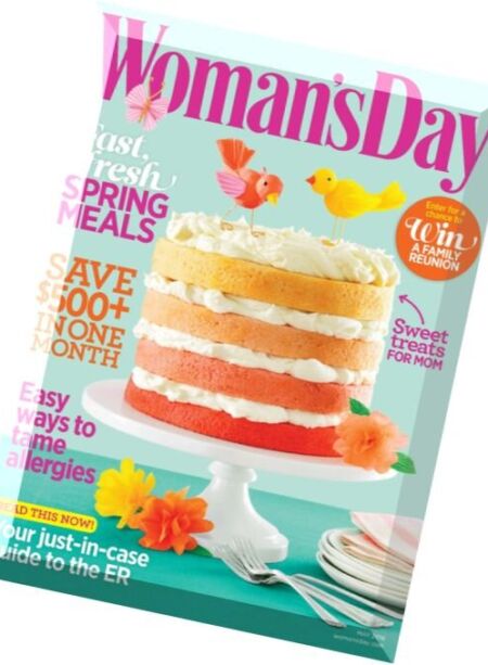 Woman’s Day – May 2016 Cover
