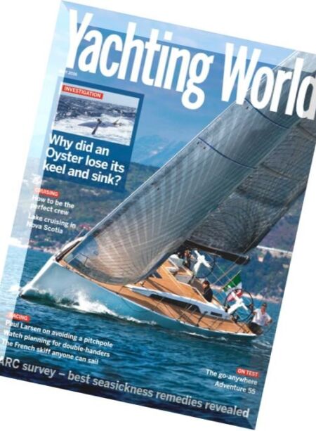 Yachting World – May 2016 Cover