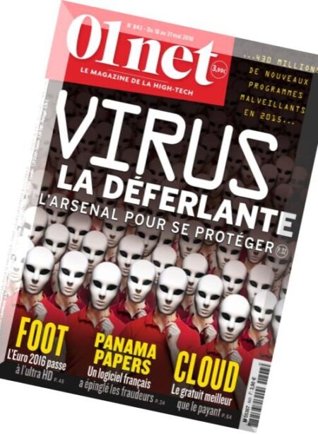 01Net – 18 au 31 Mai 2016 Cover