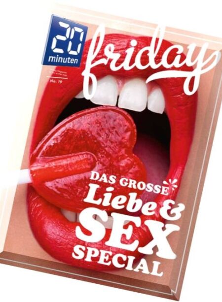 20 Minuten Friday – 13-19 Mai 2016 Cover