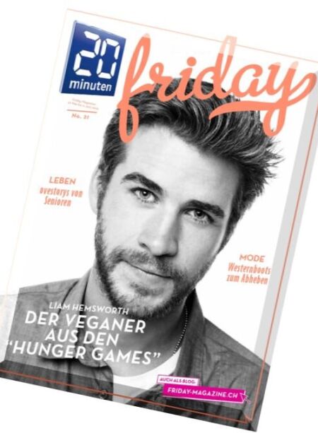 20 Minuten Friday – N 21, 27 Mai – 2 Juni 2016 Cover
