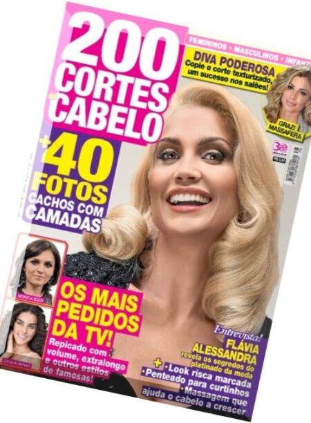 200 Cortes de Cabelo Brasil – Ed. 35, Abril e Maio de 2016 Cover