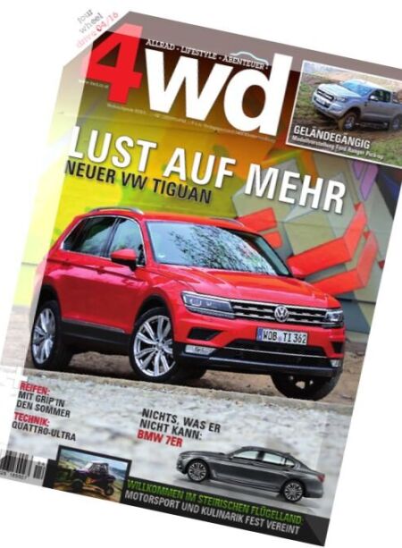 4WD – April 2016 Cover