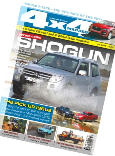 4×4 Magazine – July 2016 Cover