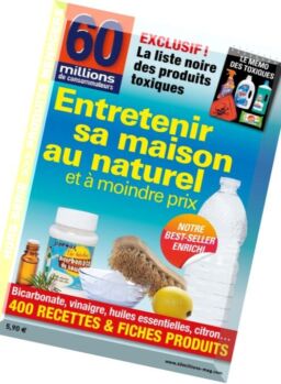 60 millions de consommateurs – Hors Serie Mai-Juin 2016