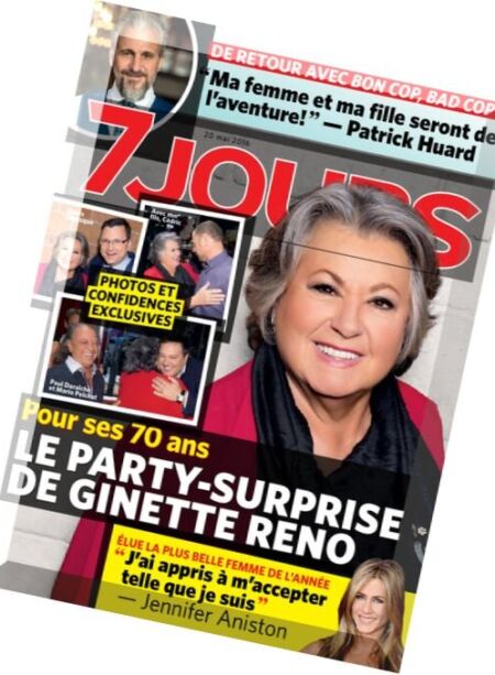7 Jours – 20 Mai 2016 Cover