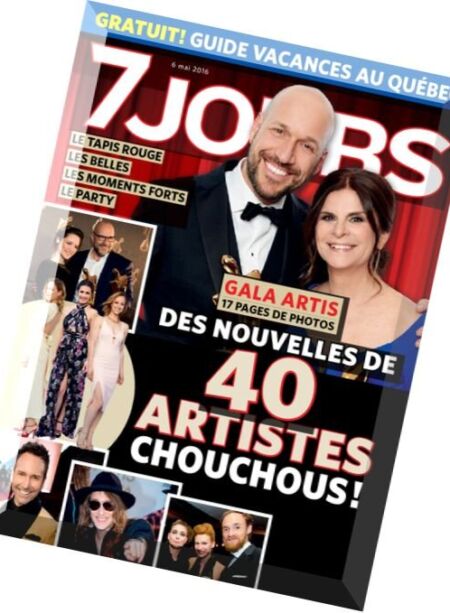 7 Jours – 6 Mai 2016 Cover