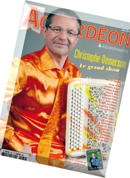 Accordeon et accordeonistes – Juin 2016 Cover