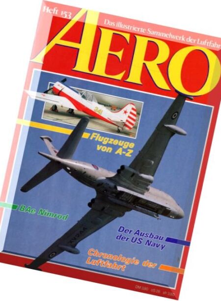 Aero Das Illustrierte Sammelwerk der Luftfahrt – N 153 Cover
